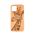 Giraffe Wood Phone Case
