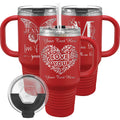 30oz with Handle Thermal Tumbler Mug