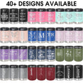 Custom Stainless Steel Can Cooler – Personalize Engraved Name/Logo Regular Can Cooler for12-Hour Ice-Cold 12/16oz Soda & Beer!