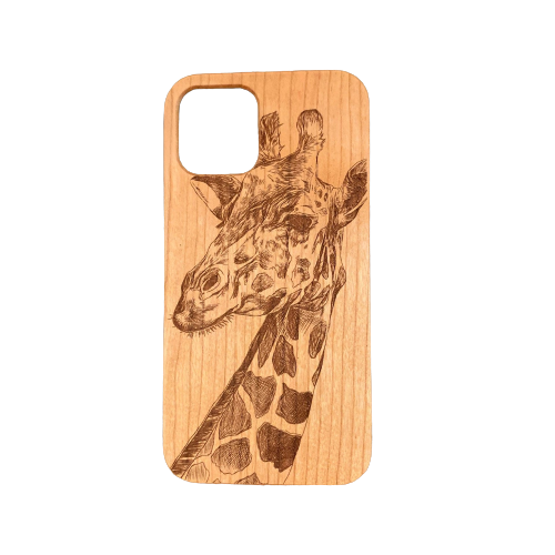 Giraffe Wood Phone Case Giraffe Wood Phone Case