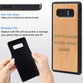 Custom Wood Galaxy Phone Case