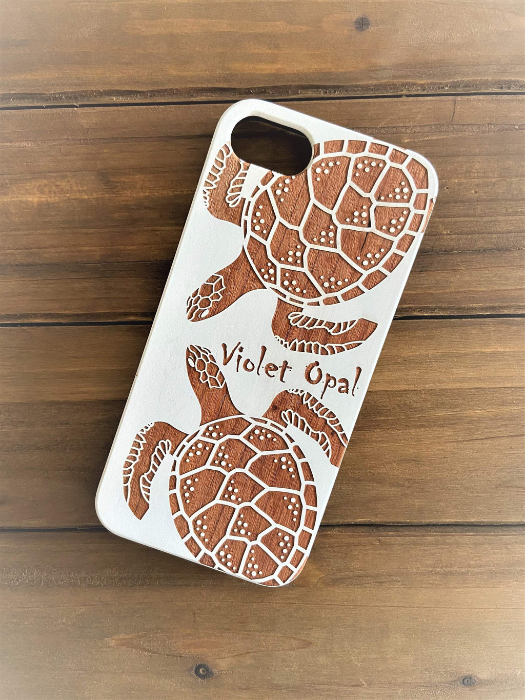 Turtle Wood Phone Case