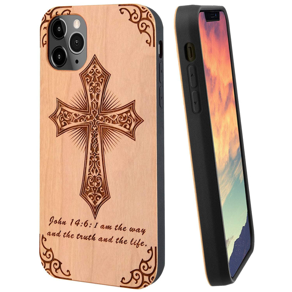 Wood Cross Phone Case